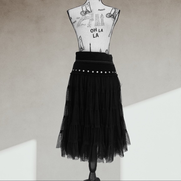 Black tulle skirt SMALL - Picture 5 of 8